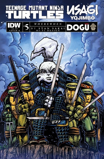 [MAY231426] Teenage Mutant Ninja Turtles/Usagi Yojimbo: WhereWhen #5 (Cover B Kevin Eastman)