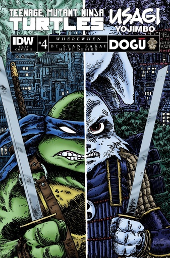 [APR231620] Teenage Mutant Ninja Turtles/Usagi Yojimbo: WhereWhen #4 (Cover B Kevin Eastman)