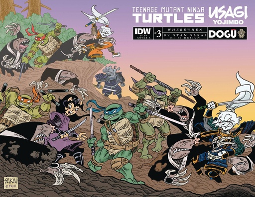 [MAR231663] Teenage Mutant Ninja Turtles/Usagi Yojimbo: WhereWhen #3 (Cover A Stan Sakai)