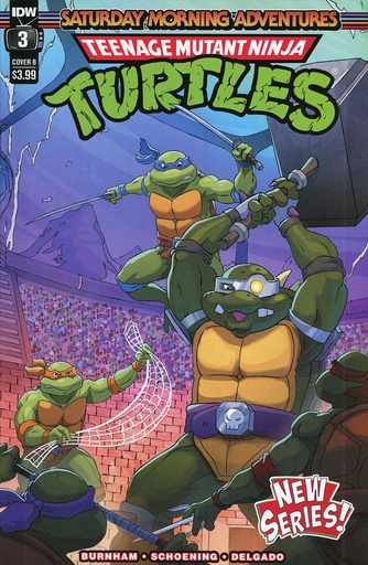 [MAY231421] TMNT: Saturday Morning Adventures Cont. #3 (Cover B Dan Schoening)