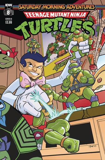 [OCT231360] TMNT: Saturday Morning Adventures Cont. #8 (Cover B Travis Hymel)