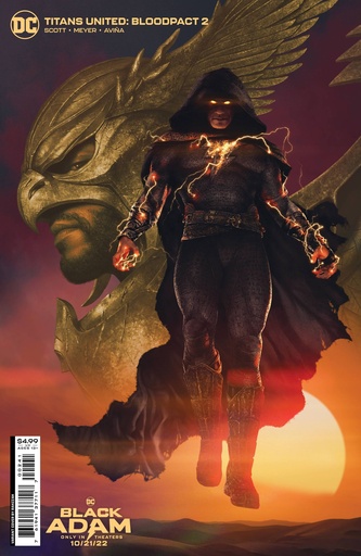 [AUG223352] Titans United: Bloodpact #2 of 6 (Cover C Rahzzah Black Adam Movie Card Stock Variant)