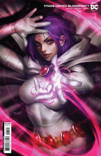 [JUL223715] Titans United: Bloodpact #1 of 6 (Cover B Derrick Chew Card Stock Variant)