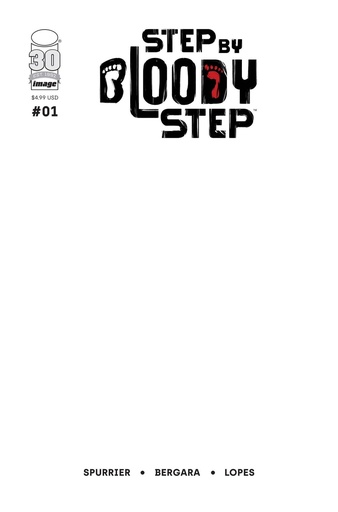 [DEC210064] Step By Bloody Step #1 of 4 (Cover C Blank Variant)