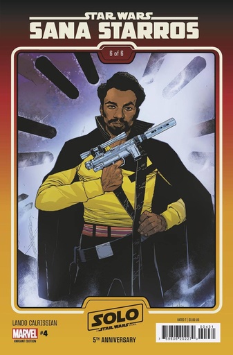 [MAR230916] Star Wars: Sana Starros #4 of 5 (Leinil Francis Yu Solo 5th Anniversary Lando Variant)