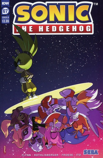 [SEP231273] Sonic The Hedgehog #67 (Cover B Ryan Jampole)