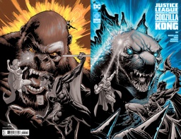 [DEC237884] Justice League vs. Godzilla vs. Kong #4 of 7 (2nd Printing Wraparound Variant)