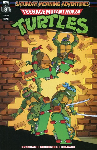 [OCT231364] TMNT: Saturday Morning Adventures Cont. #9 (Cover B Dan Schoening)