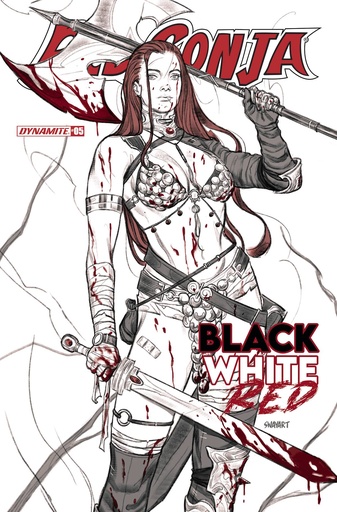 [OCT210598] Red Sonja: Black, White, Red #5 (Cover B Joshua Sway Swaby)