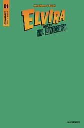 [DEC237796] Elvira Meets H.P. Lovecraft #1 (Cover K Green Blank Authentix Variant)