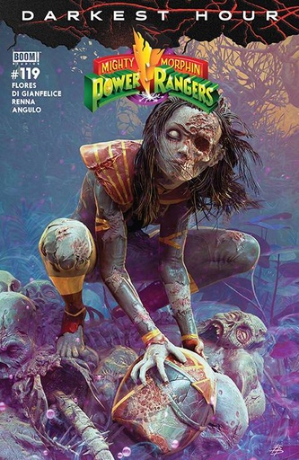 [FEB240063] Mighty Morphin Power Rangers #119 (Cover B Bjorn Barends Dark Grid Variant)