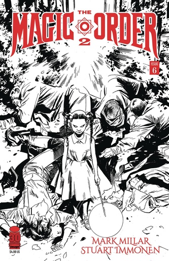 [JAN220279] The Magic Order 2 #6 of 6 (Cover B Stuart Immonen B&W Variant)