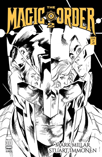 [DEC210301] The Magic Order 2 #5 of 6 (Cover B Stuart Immonen B&W Variant)