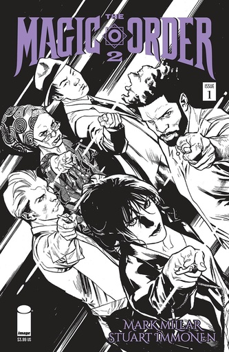 [AUG210028] The Magic Order 2 #1 of 6 (Cover B Stuart Immonen B&W Variant)