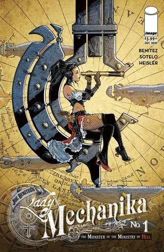 [OCT210010] Lady Mechanika: The Monster of the Ministry of Hell #1 of 4 (Cover B Olivier Vatine)