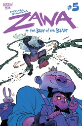 [JAN240104] Zawa + The Belly of the Beast #5 of 5 (Cover E Logan Faerber Reveal Variant)