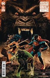 [OCT232693] Justice League vs. Godzilla vs. Kong #3 of 7 (Cover C Mike Deodato Jr Card Stock Variant)