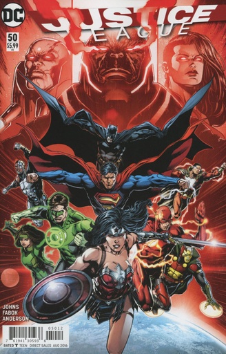 [APR168670] Justice League #50 (2nd Printing)