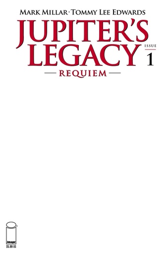 [APR210101] Jupiter's Legacy: Requiem #1 of 12 (Cover G Blank Variant)