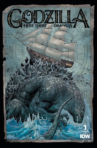 [APR231559] Godzilla: Here There Be Dragons #1 (Cover B Tyler Kirkham)