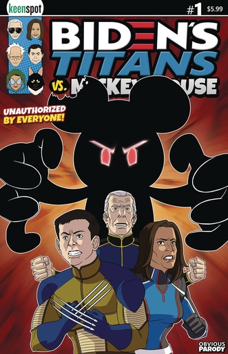 [MAR241730] Biden's Titans vs. Mickey Mouse #1 (Cover A Mickey Unleashed)