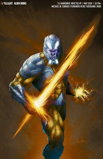 [MAR241227] X-O Manowar: Invictus #1 of 4 (Cover D Toby Willsmer Virgin Variant)