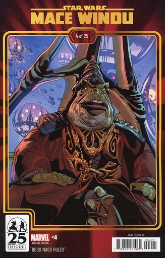 [MAR240841] Star Wars: Mace Windu #4 (Chris Sprouse The Phantom Menace 25th Anniversary Variant)