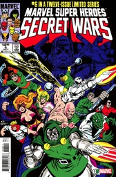 [MAR240774] Marvel Super-Heroes Secret Wars #6 (Facsimile Edition)
