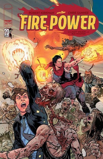 [AUG230486] Fire Power #28 (Cover C The Walking Dead 20th Anniversary Variant)