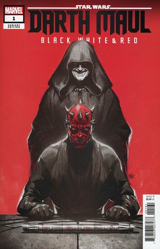 [FEB240788] Star Wars: Darth Maul - Black, White & Red #1 (Ben Harvey Variant)