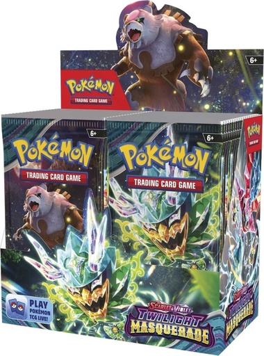 [POK85340] Pokémon - Scarlet & Violet 6: Twilight Masquerade Booster Box (36 packs)