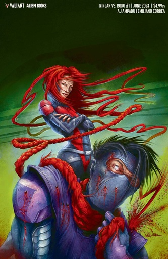 [APR241208] Ninjak vs. Roku #1 of 4 (Cover D Toby Willsmer Virgin Variant)