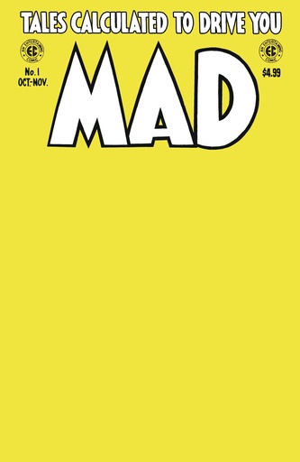 [APR242932] Mad Magazine #1 (Facsimile Edition Cover B Blank Variant)