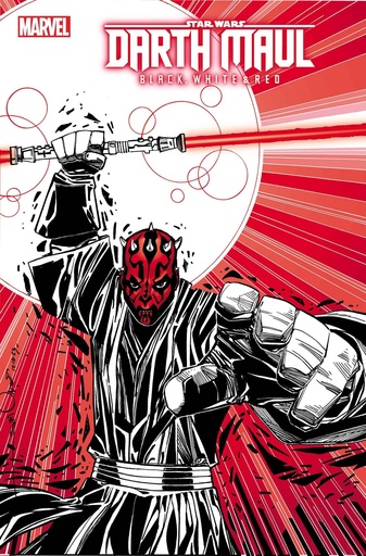 [MAY240824] Star Wars: Darth Maul - Black, White & Red #4 (Walt Simonson Variant)