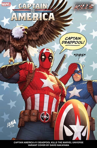 [MAY240811] Captain America #11 (David Nakayama Deadpool Kills The Marvel Universe Variant)