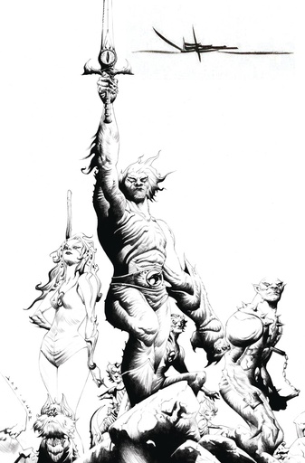 [APR240222] Thundercats #1 (Dynamite Exclusive Line Art Signed By Jae Lee Virgin Variant)