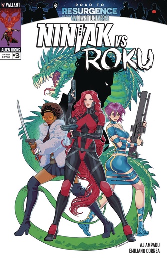 [JUN241285] Ninjak vs. Roku #3 of 4 (Cover A Richard Ortiz)