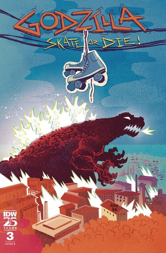 [JUN241186] Godzilla: Skate or Die #3 (Cover B Juni Ba)