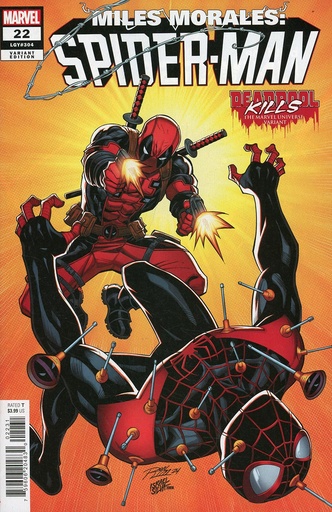 [FEB248723] Miles Morales: Spider-Man #22 (Ron Lim Deadpool Kills The Marvel Universe Variant)