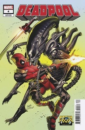 [FEB248708] Deadpool #4 (Greg Land Marvel vs. Alien Variant)