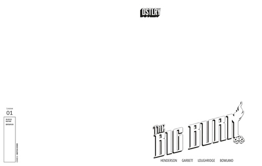 [APR248072] The Big Burn #1 (Cover G Blank Variant)