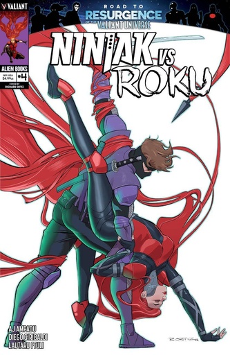 [JUL241262] Ninjak vs. Roku #4 of 4 (Cover A Richard Ortiz)