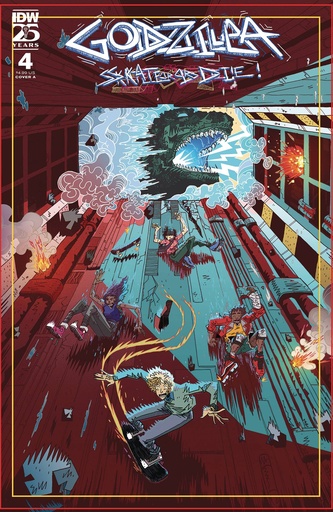 [JUL241151] Godzilla: Skate or Die #4 (Cover A Louise Joyce)