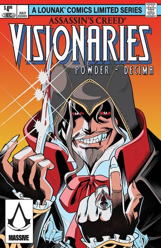 [JUL240987] Assassin's Creed: Visionaries - Powder Decima #1 (Cover D Moy R Marco Homage Variant)