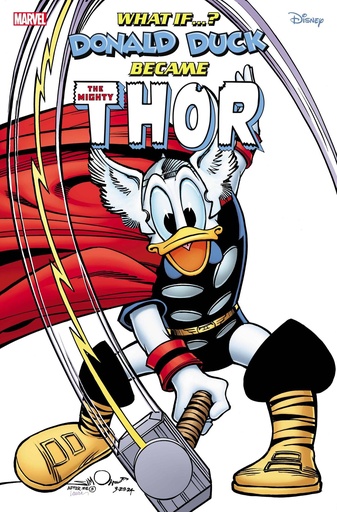 [JUL240642] Marvel & Disney: What If…? Donald Duck Became Thor #1 (Walt Simonson Variant)