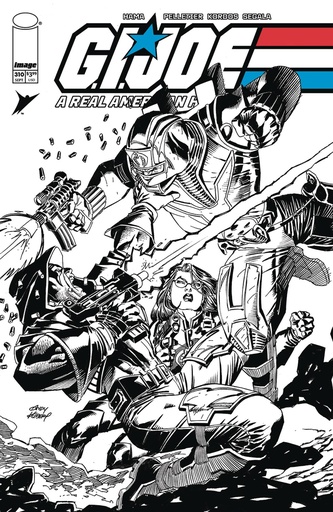 [JUL240505] GI Joe: A Real American Hero #310 (Cover B Andy Kubert B&W Variant)