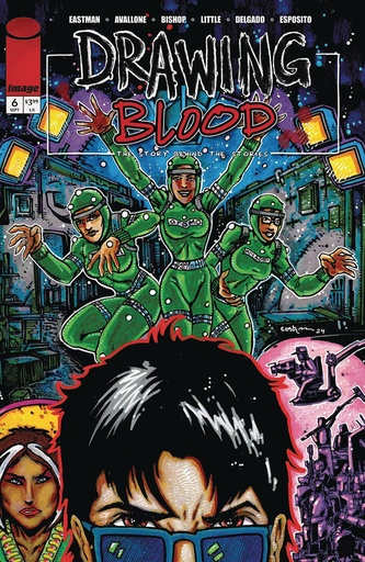 [JUL240489] Drawing Blood #6 of 12 (Cover A Kevin Eastman)