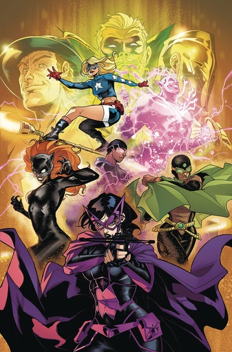 [FEB242514] Justice Society of America #11 of 12 (Cover C Travis Mercer Card Stock Variant)