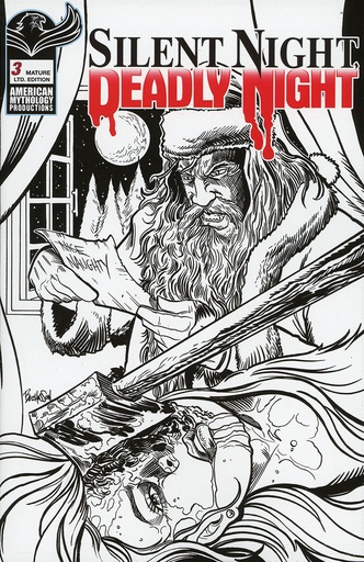 [SEP241423] Silent Night, Deadly Night #3 (Cover D B&W Virgin Variant)