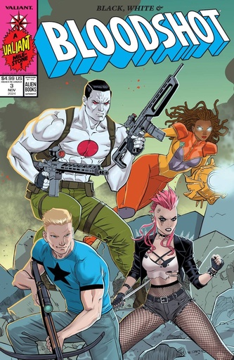 [SEP241383] Black, White & Bloodshot #3 (Cover D Richard Ortiz X Variant)